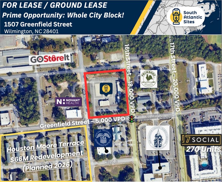 1507 Greenfield St, Wilmington, NC à louer - Photo de l’immeuble – Image 1 sur 7