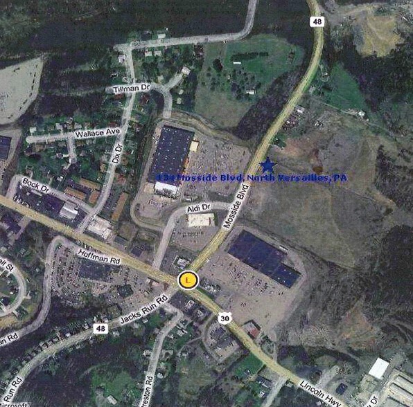 134 Mosside Blvd, North Versailles, PA à vendre - Aérien – Image 2 sur 2