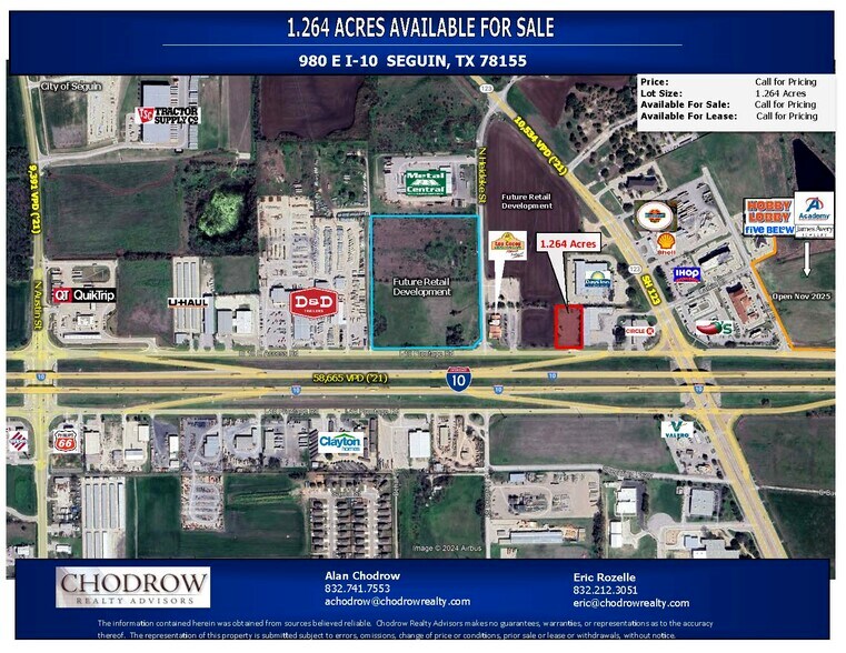980 E Interstate 10, Seguin, TX à vendre - Photo de l’immeuble – Image 1 sur 33