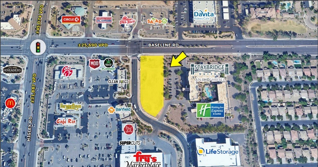 5229 E Baseline Rd, Gilbert, AZ à louer Photo principale– Image 1 sur 2