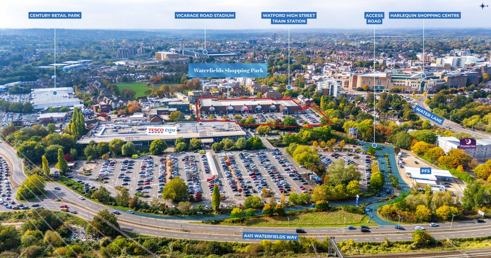 New Rd, Watford à vendre - Aérien – Image 3 sur 3