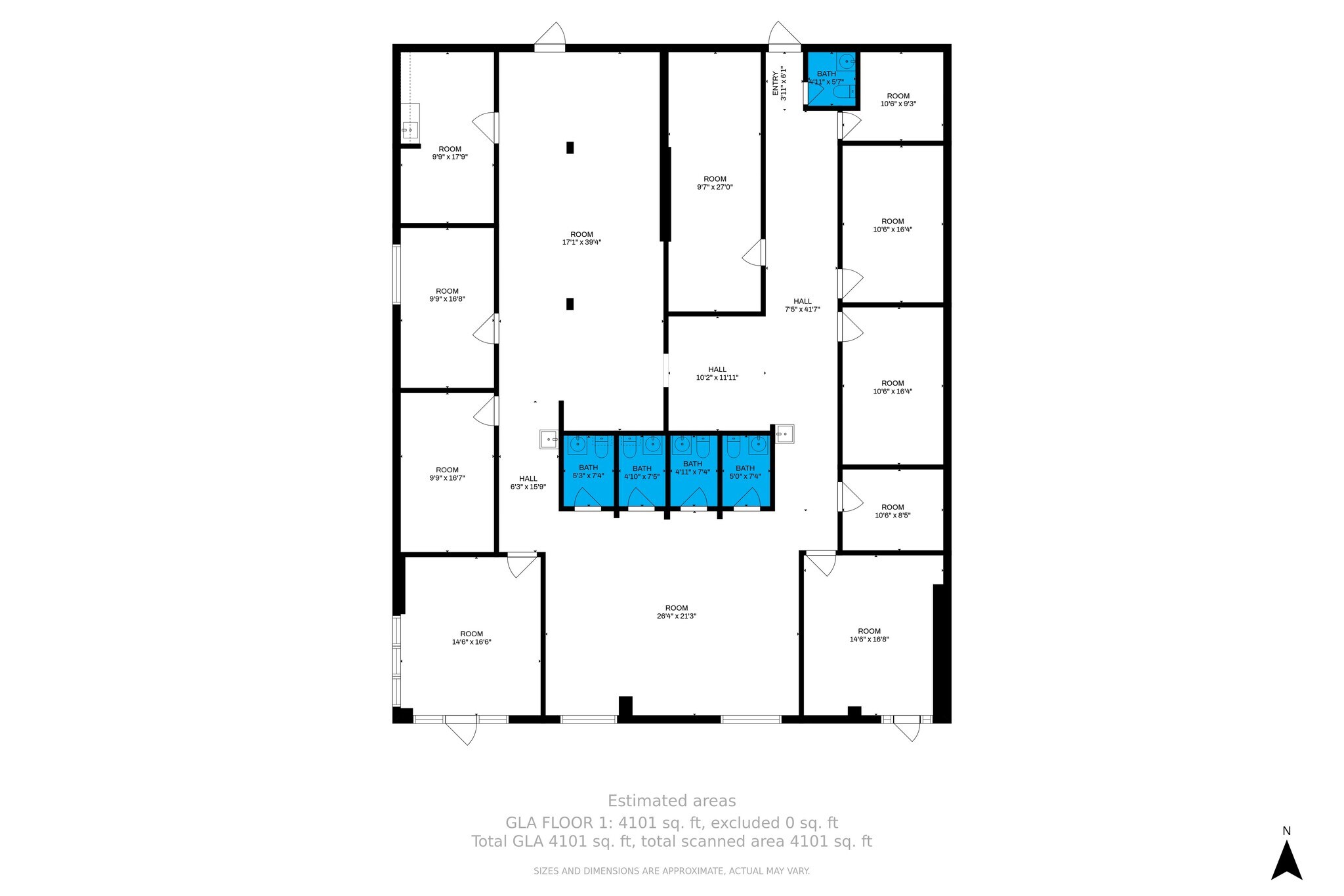 1801-1821 N McKenzie St, Foley, AL à louer Plan d’étage– Image 1 sur 1