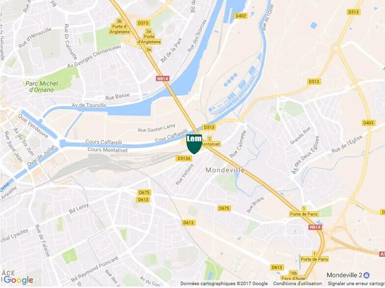 Bureau dans Mondeville à louer - Plan d’étage – Image 2 sur 3