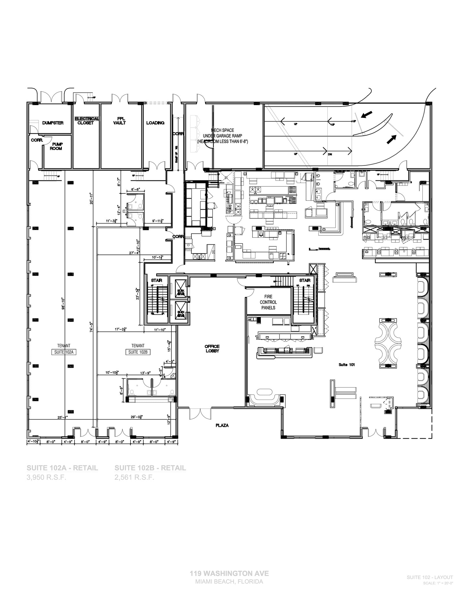 119 Washington Ave, Miami Beach, FL à louer Plan de site– Image 1 sur 1