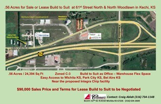 Plus de détails pour 61st Street North, Kechi, KS - Terrain à louer