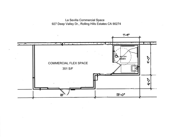 927 Deep Valley Dr, Rolling Hills Estates, CA à louer - Plan de site – Image 3 sur 3