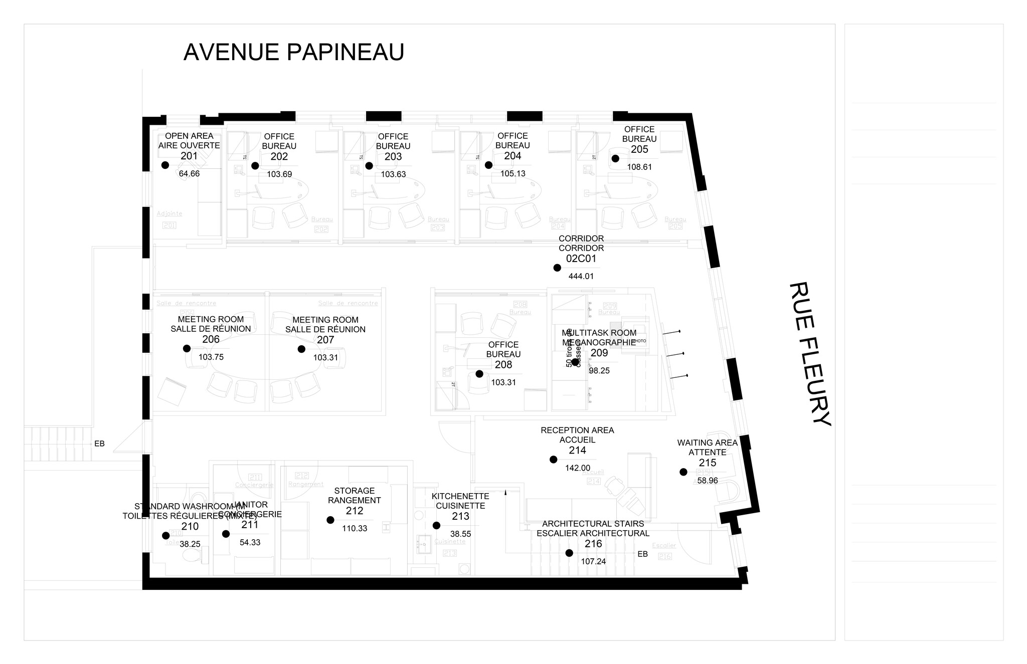 1795 Rue Fleury E, Montréal, QC à louer Plan de site– Image 1 sur 4