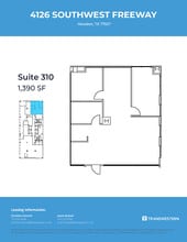 4126 Southwest Fwy, Houston, TX à louer Plan d’étage– Image 1 sur 1
