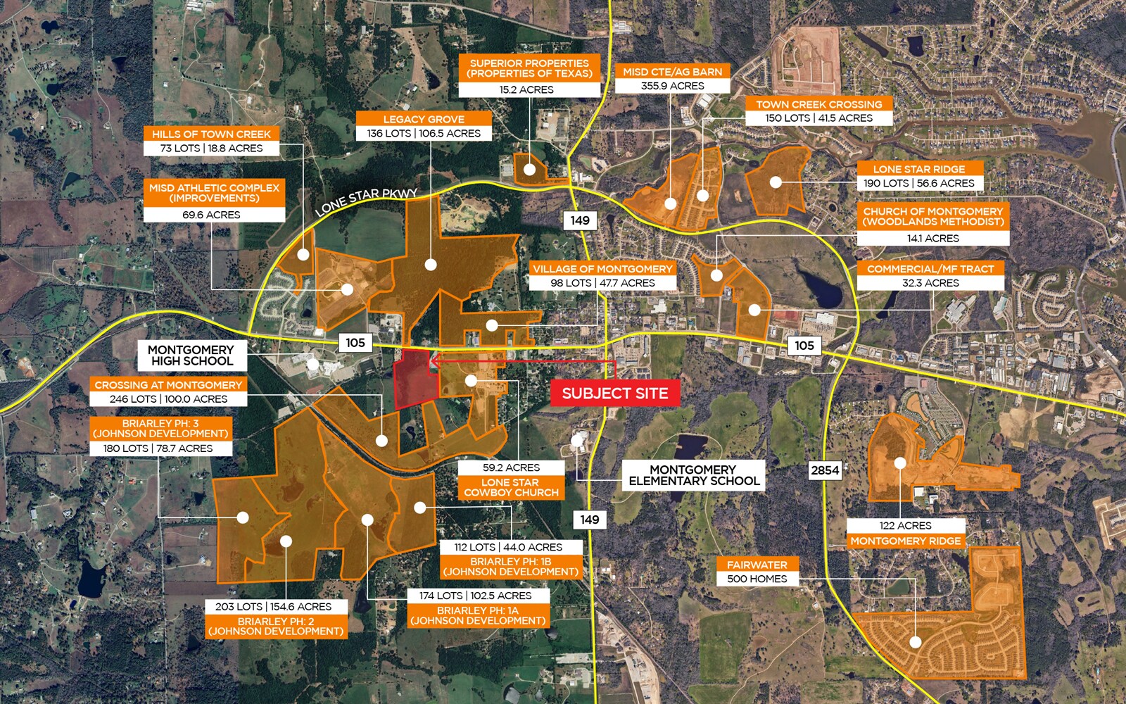 Highway 105 W, Montgomery, TX à vendre Photo principale– Image 1 sur 3