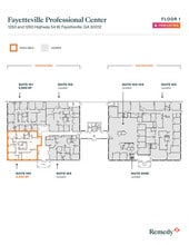 1260 Highway 54 W, Fayetteville, GA à louer Plan d’étage– Image 1 sur 1