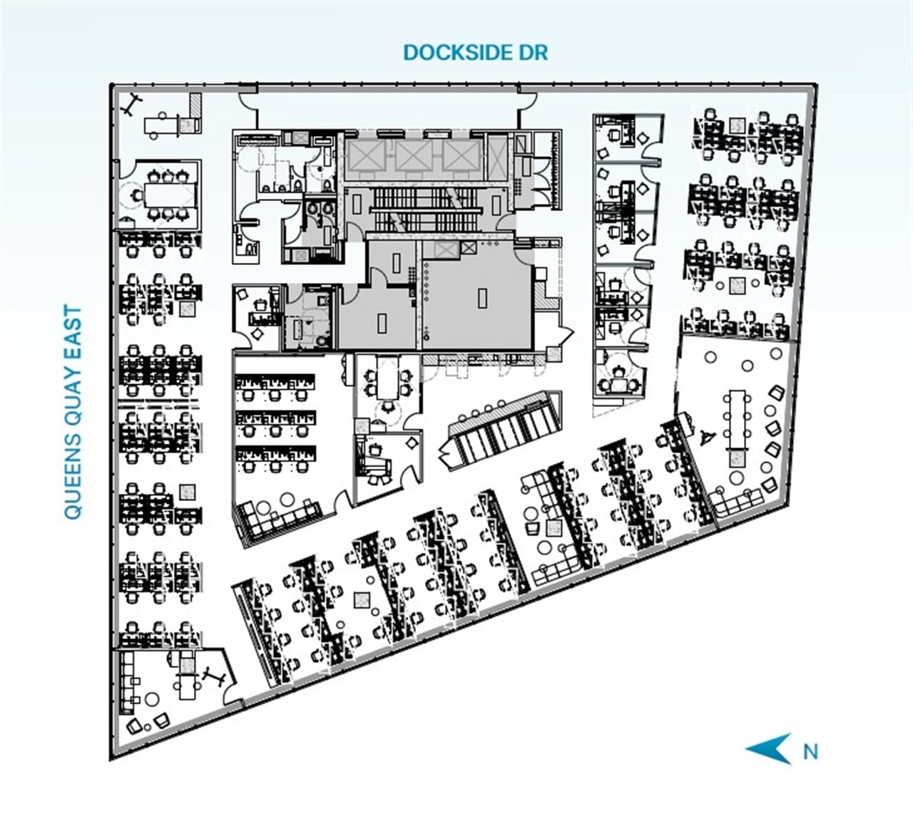 125 Queens Quay E, Toronto, ON à louer Plan d’étage– Image 1 sur 1