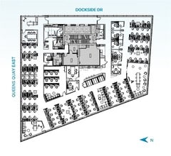 125 Queens Quay E, Toronto, ON à louer Plan d’étage– Image 1 sur 1