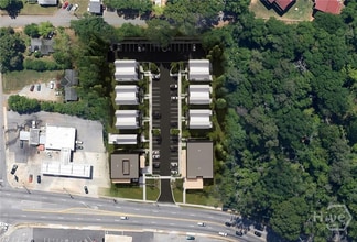 1280 Oconee St, Athens, GA - Vue aérienne vue de carte