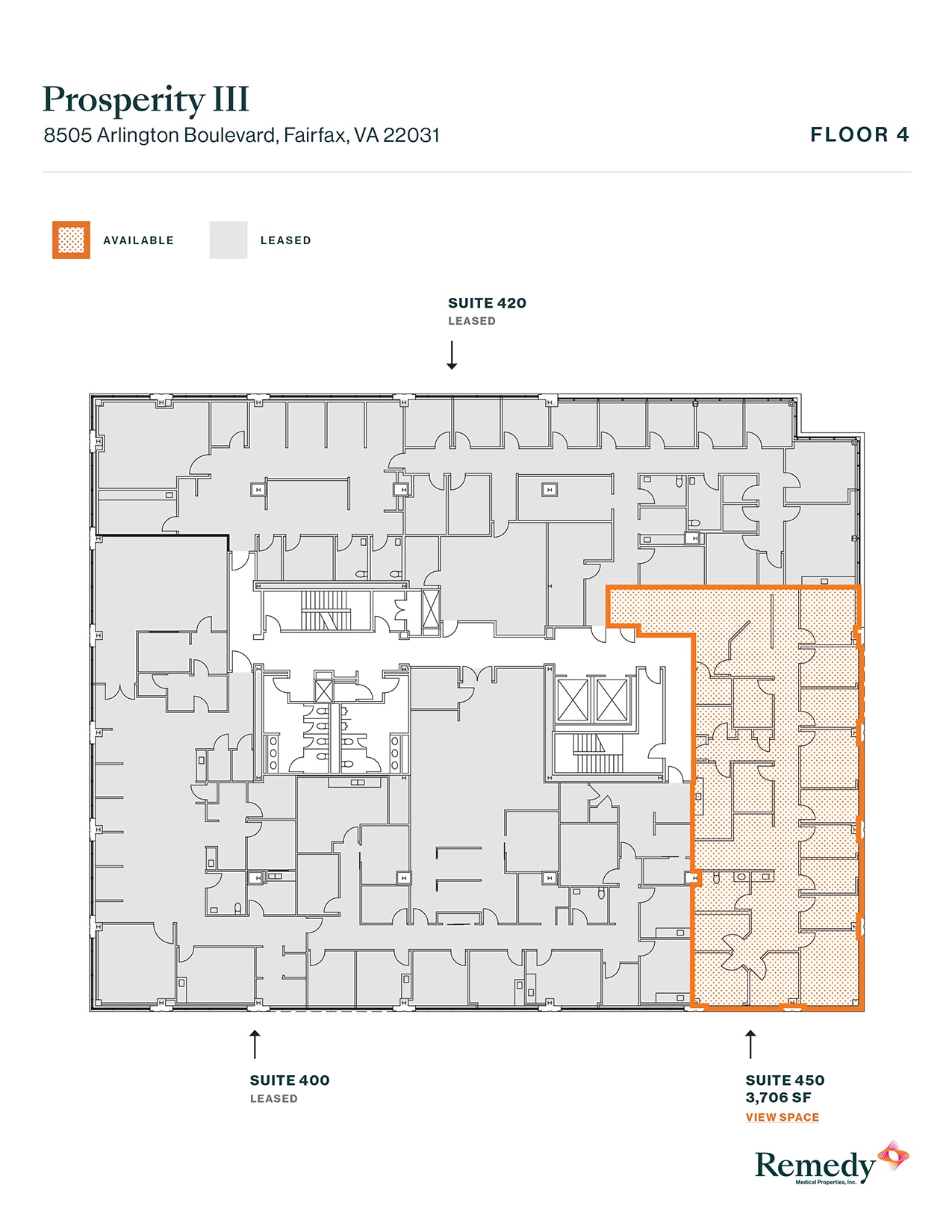 8501 Arlington Blvd, Merrifield, VA à louer Plan d’étage– Image 1 sur 1