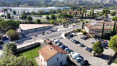 Les Pennes-Mirabeau - VUE AÉRIENNE vue de carte