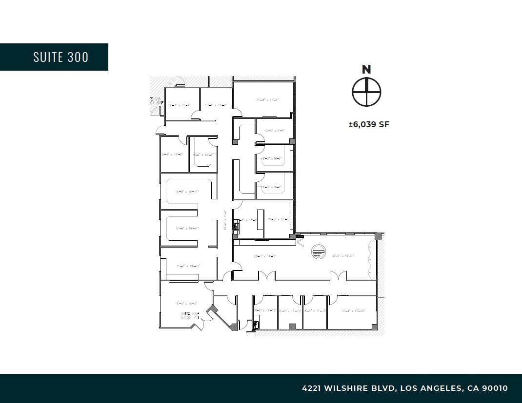 4221 Wilshire Blvd, Los Angeles, CA à louer Plan d’étage– Image 1 sur 2