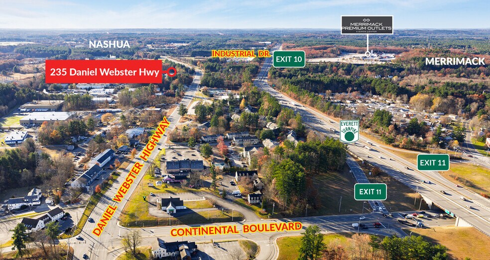 235 Daniel Webster Hwy, Merrimack, NH à louer - Photo de l’immeuble – Image 2 sur 4