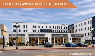 Plus de détails pour 405 S Grand Ave, Lansing, MI - Local commercial à louer