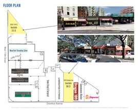 1003 Columbus Ave, New York, NY à louer Plan d’étage– Image 1 sur 2