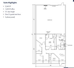 1109 S Airport Cir, Euless, TX à louer Plan d’étage– Image 1 sur 1