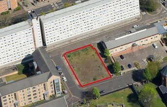 William St, Glasgow, GLG - Vue aérienne vue de carte