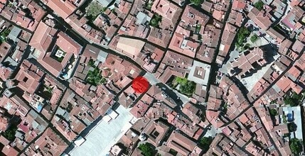Cáceres, CAC - Vue aérienne vue de carte