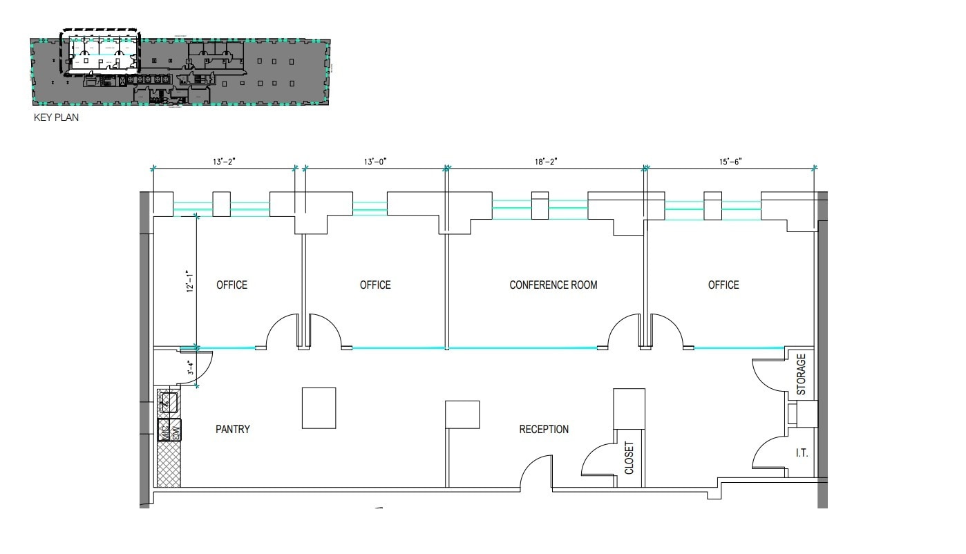 111 Broadway, New York, NY à louer Plan d’étage– Image 1 sur 1