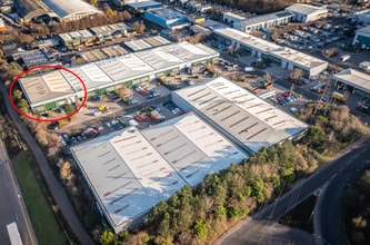 5-9 Spire Green Centre, Harlow, ESS - VUE AÉRIENNE vue de carte