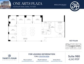 1722 Routh St, Dallas, TX à louer Plan de site– Image 1 sur 1
