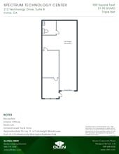 212 Technology Dr, Irvine, CA à louer Plan d’étage– Image 1 sur 1