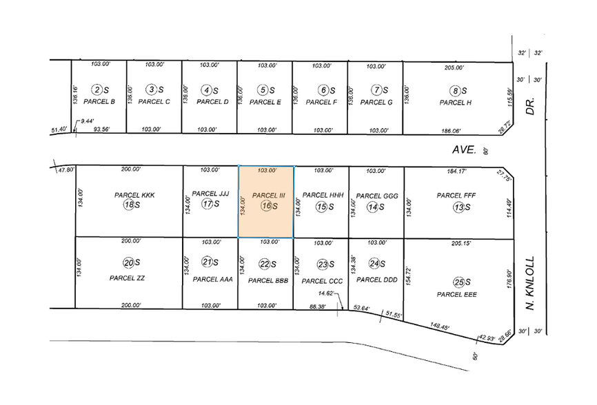 3731 W Ashcroft Ave, Fresno, CA à louer - Plan cadastral – Image 2 sur 2