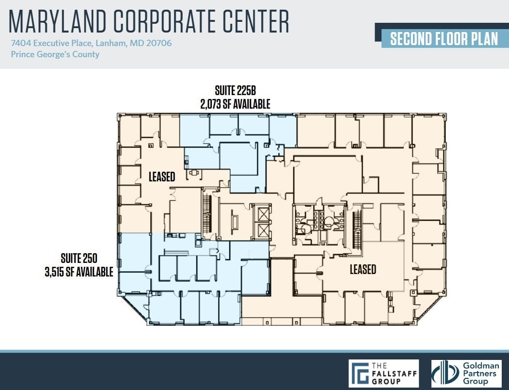 7375 Executive Pl, Lanham, MD à louer Plan d’étage– Image 1 sur 1
