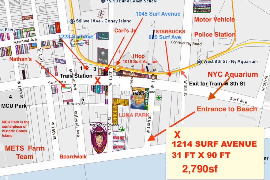 1214 Surf Ave, Brooklyn, NY à vendre - Plan de site – Image 3 sur 3