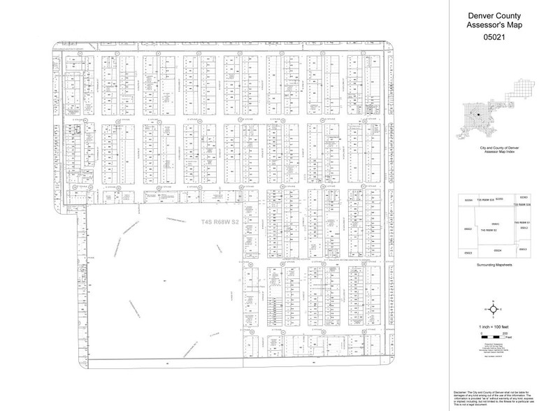 1700 E Colfax Ave, Denver, CO à louer - Plan cadastral – Image 2 sur 2