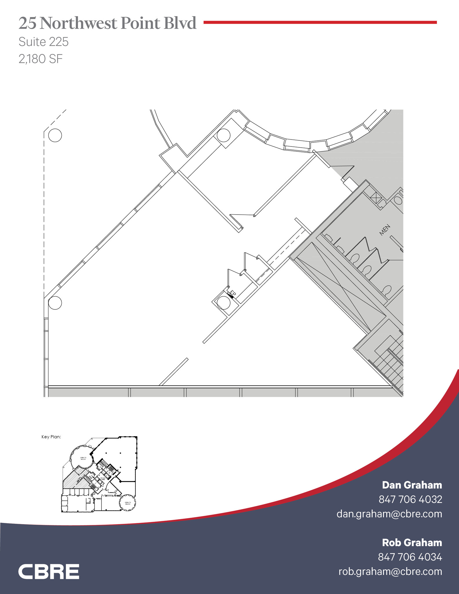 25 NW Point Blvd, Elk Grove Village, IL à louer Plan d’étage– Image 1 sur 1