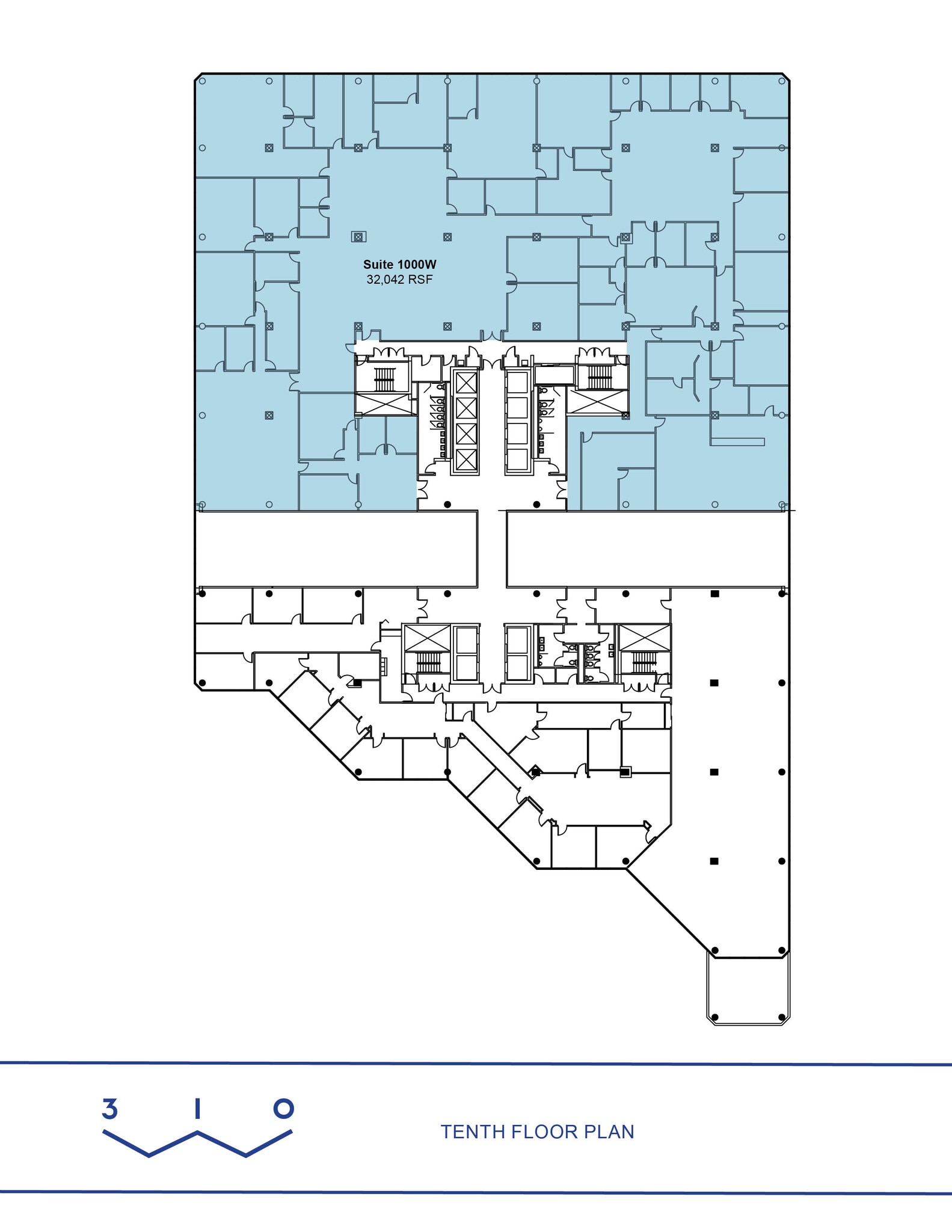 310 W Wisconsin Ave, Milwaukee, WI à louer Plan d’étage– Image 1 sur 1