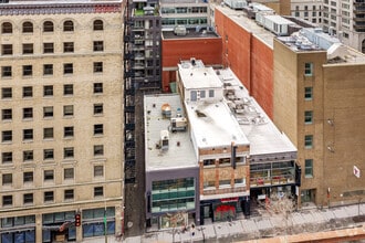 1420-1432 Rue Stanley, Montréal, QC - Vue aérienne  vue de carte