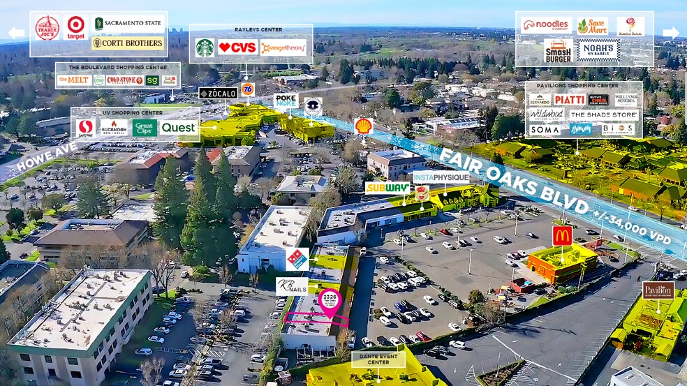 2326 Fair Oaks Blvd, Sacramento, CA à louer - Photo de l’immeuble – Image 3 sur 13