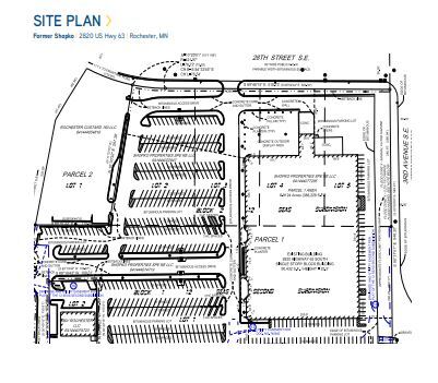 2820 S Hwy 63, Rochester, MN à vendre - Plan de site – Image 3 sur 4