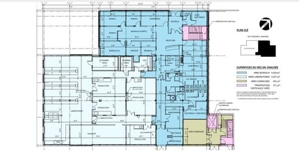 7210-7220 Rue Frederick-Banting, Saint-Laurent, QC à louer Plan d’étage– Image 1 sur 1