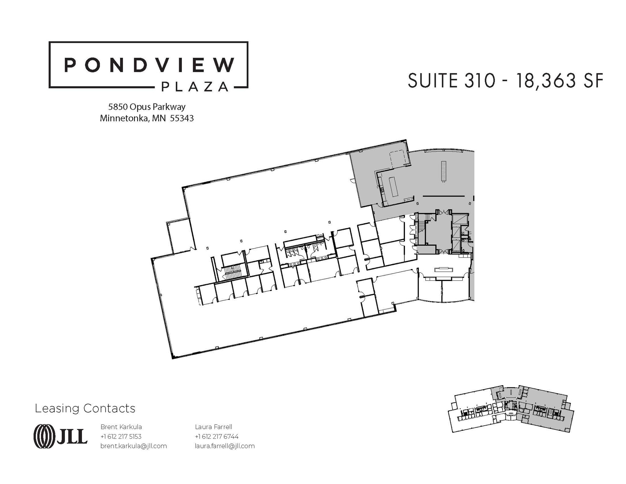 5850 Opus Pky, Minnetonka, MN à louer Plan d’étage– Image 1 sur 1