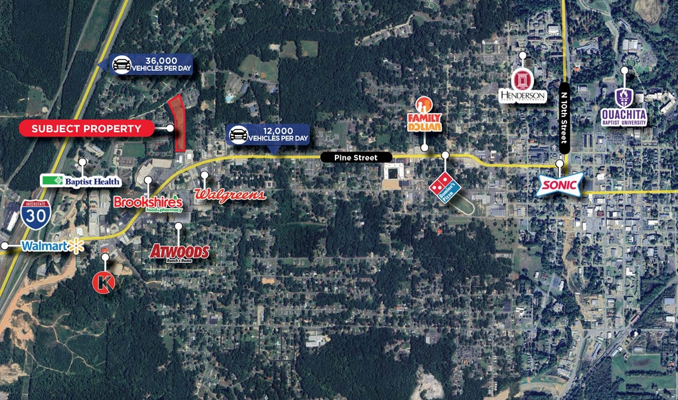 Twin Rivers Dr, Arkadelphia, AR à vendre - Aérien – Image 2 sur 2