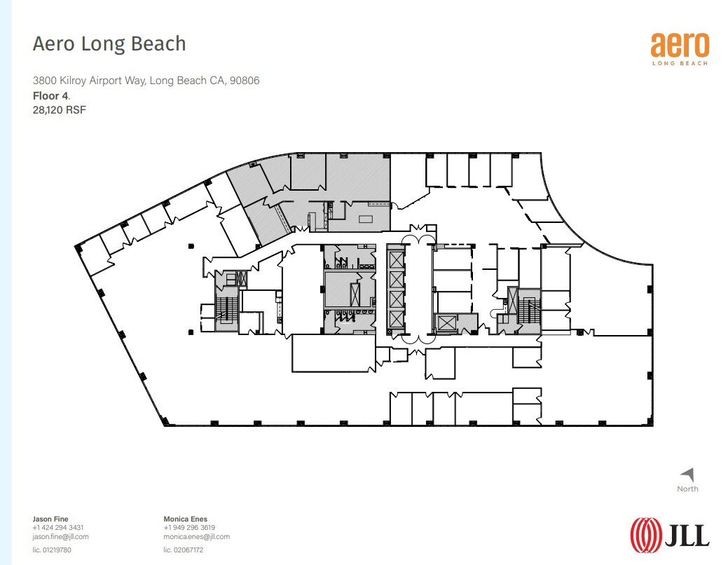 3900 Kilroy Airport Way, Long Beach, CA à louer Plan d’étage– Image 1 sur 1