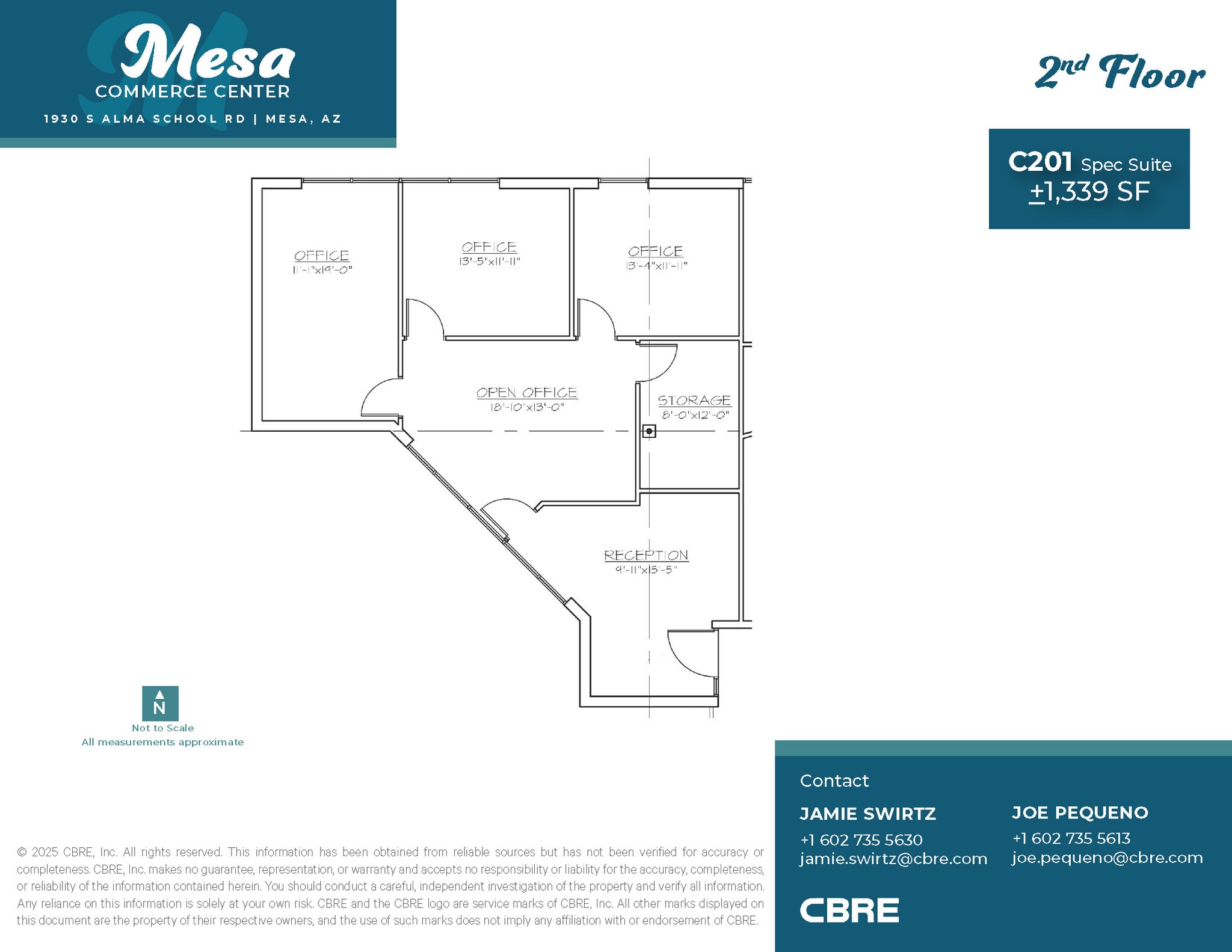1930 S Alma School Rd, Mesa, AZ à louer Plan d’étage– Image 1 sur 2