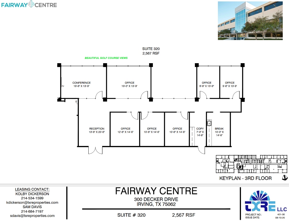 300 Decker Dr, Irving, TX à louer Plan d’étage– Image 1 sur 1