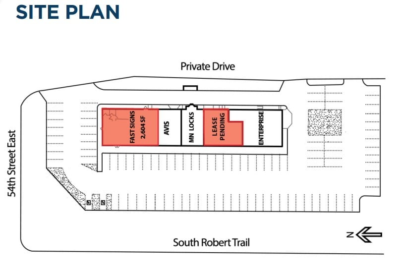 5440-5480 S Robert Trl, Inver Grove Heights, MN à louer Plan de site– Image 1 sur 1