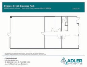 6555 Powerline Rd, Fort Lauderdale, FL à louer Plan d’étage– Image 1 sur 1