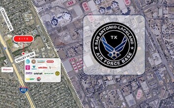 333 Valley Hi Dr, San Antonio, TX - Vue aérienne  vue de carte