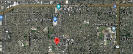 1013 N Begonia Ave, Ontario, CA - VUE AÉRIENNE vue de carte