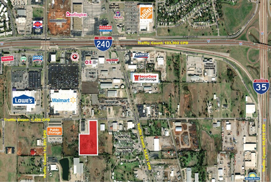 220 SE 79th St, Oklahoma City, OK à vendre - Aérien – Image 1 sur 2